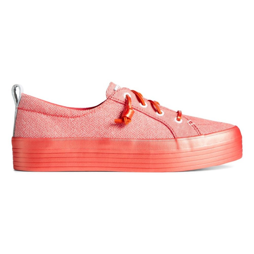 Sperry Metallic Pink Crest Vibe Platform Sneaker - Women 9.5 - Picture 2 of 12
